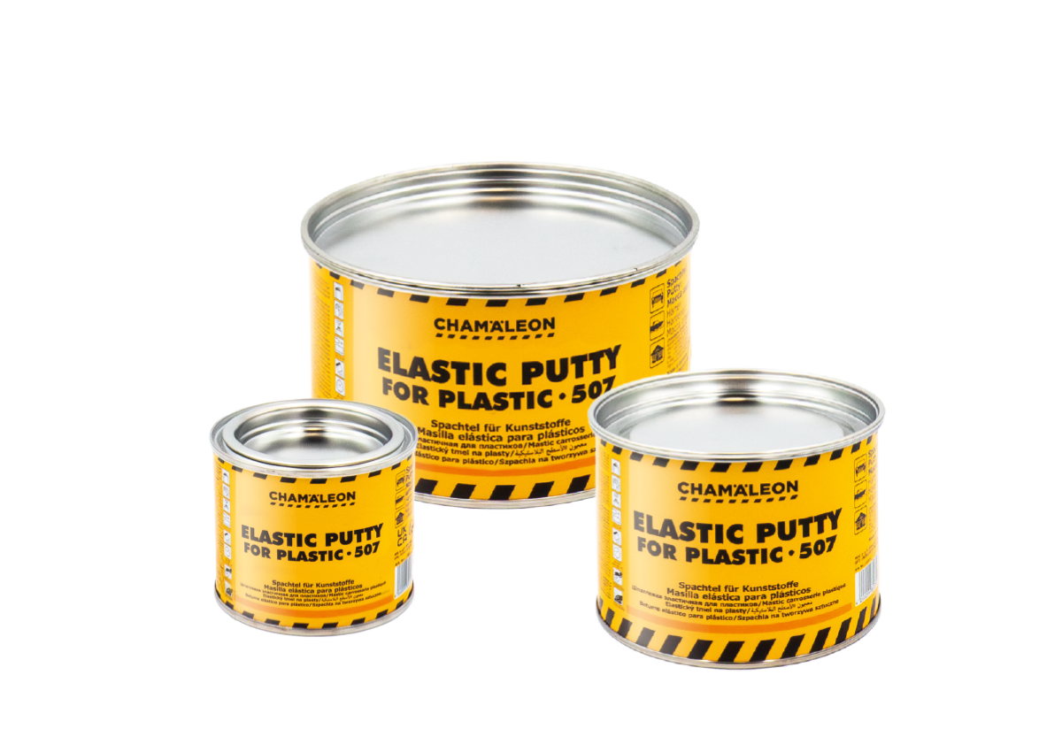 Elastic putty for plastic